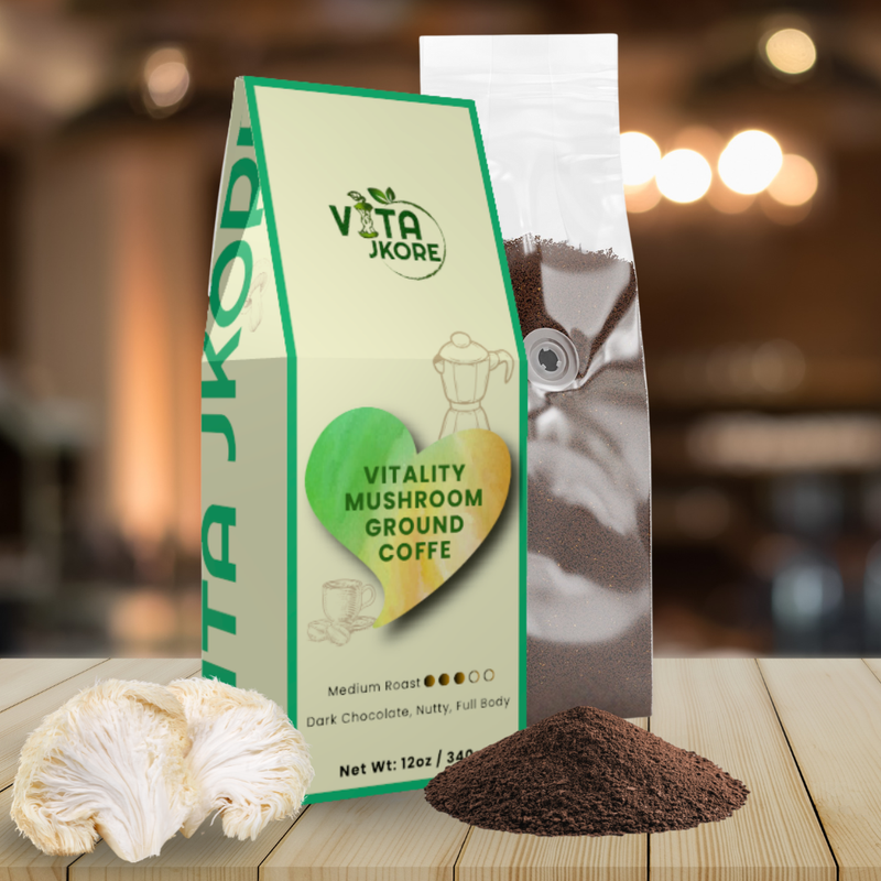 Vitality Mushroom Coffee (Medium Roast)