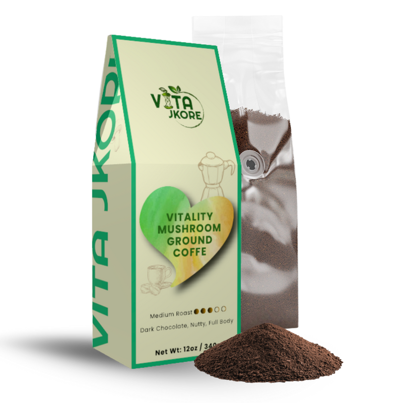 Vitality Mushroom Coffee (Medium Roast)
