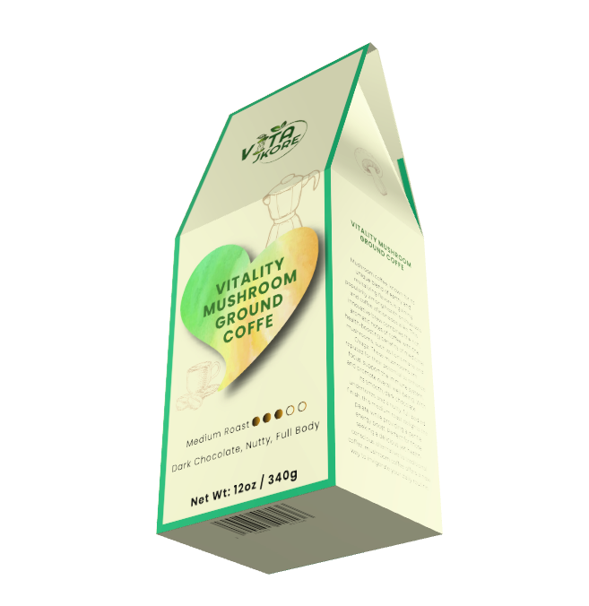 Vitality Mushroom Coffee (Medium Roast)