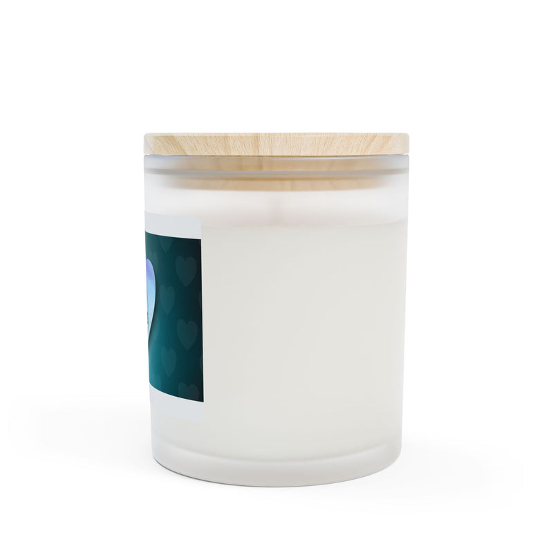 Frosted Glass Candle, 11oz
