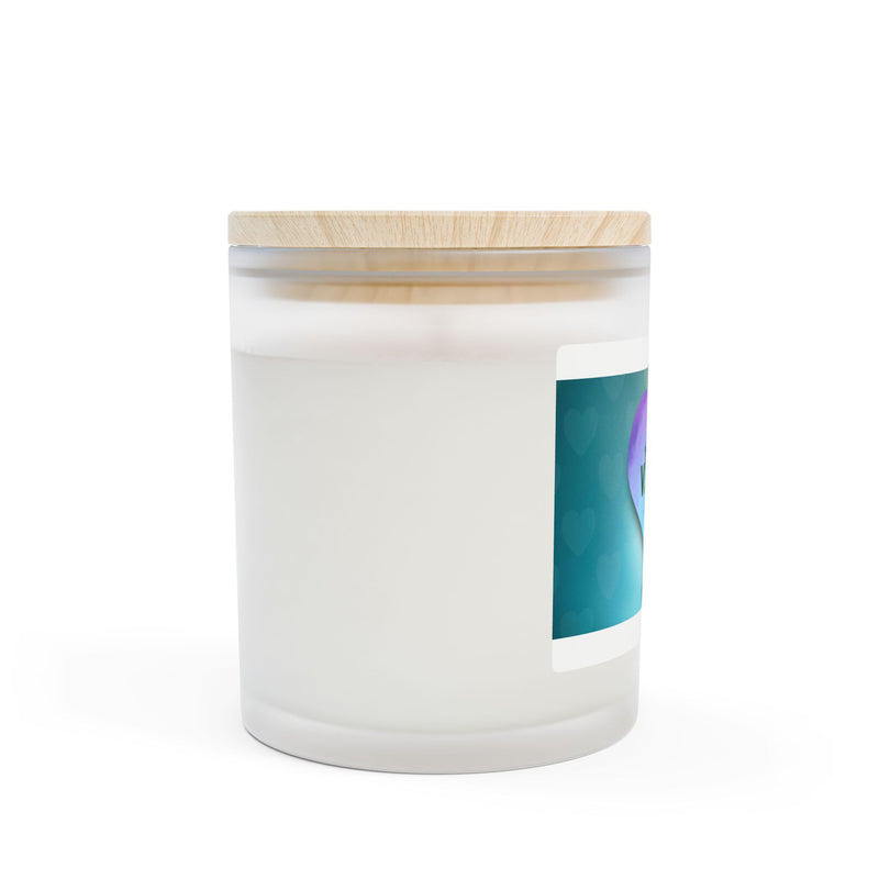 Frosted Glass Candle, 11oz