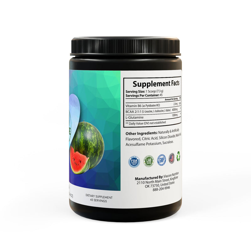 BCAA Supplement, Watermelon (325g, 11.46oz, 45 servings)