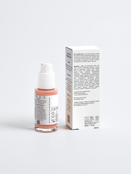 Botox-Like Peptide Serum - with Hyaluronic Acid and Ginkgo extract