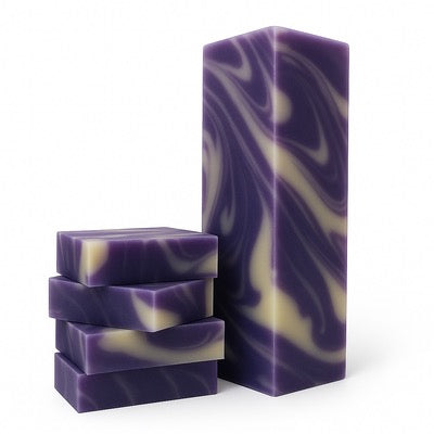 Lavender Lemongrass Cold Process Soap Bar 4.8 oz