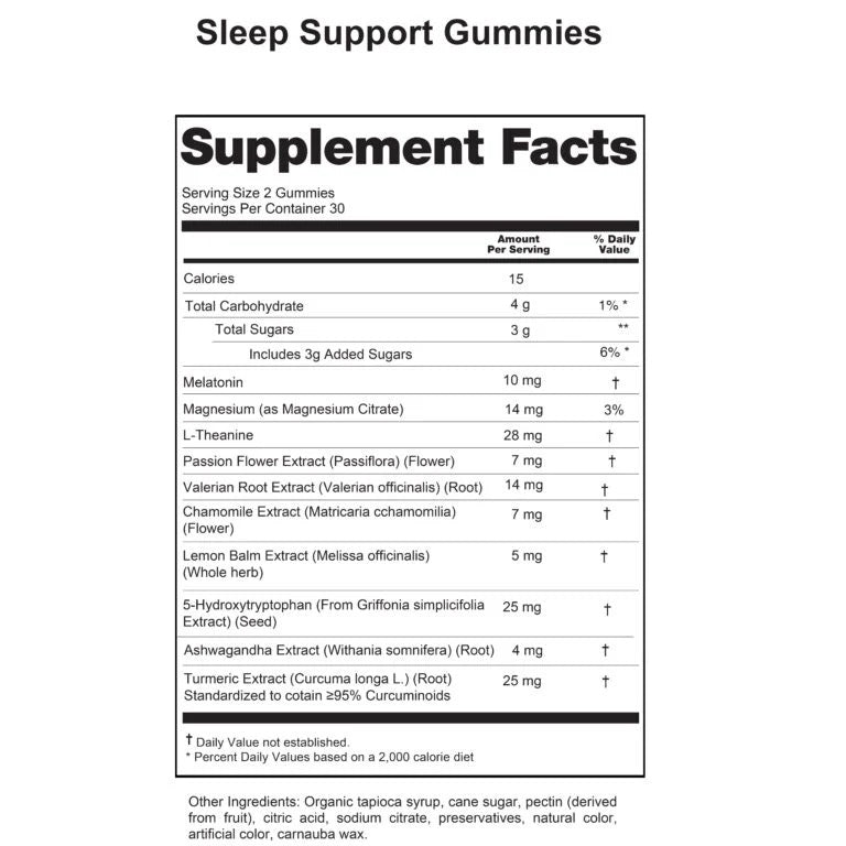 SLEEP WELL – MELATONIN 10MG – 60 GUMMIES FOR SLEEP SUPPORT AND NATURAL RELAXATION