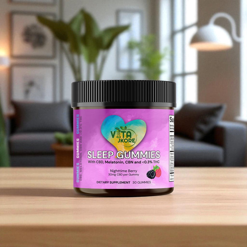 VITA JKORE CBD Sleep Gummies (30mg CBD + 3mg CBN + 1mg THC)