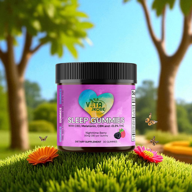 VITA JKORE CBD Sleep Gummies (30mg CBD + 3mg CBN + 1mg THC)