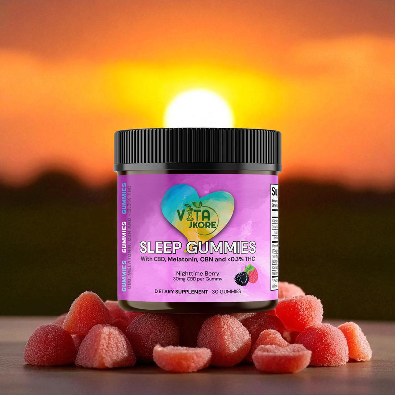 VITA JKORE CBD Sleep Gummies (30mg CBD + 3mg CBN + 1mg THC)