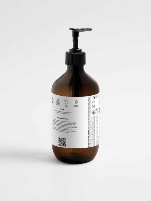 Hand & Body Wash, Ginger & Smoky Cardamom 490 ml