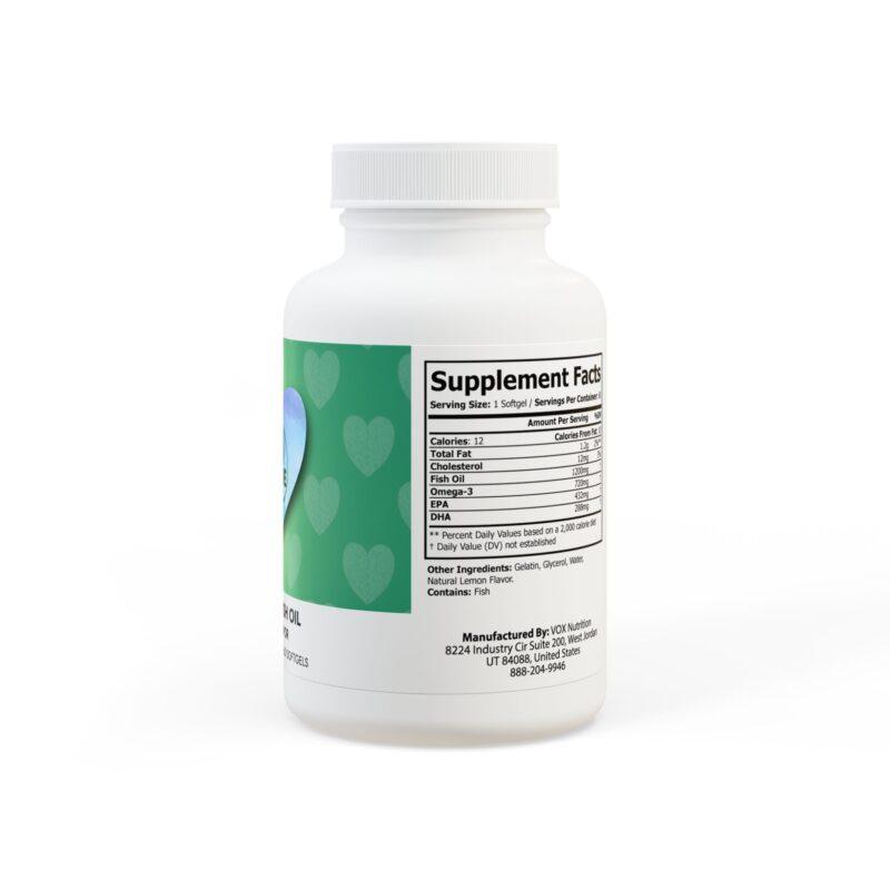 Omega 3 Fish Oil Supplement (60 Softgels) - Image 3