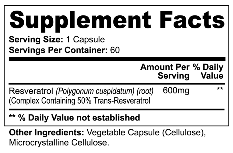 Resveratrol 50% 600mg - Image 4