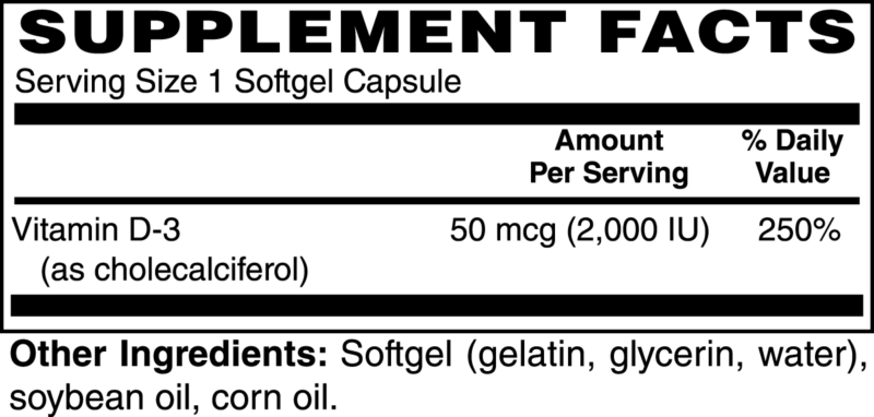 Vitamin D3 2,000 IU - Image 4