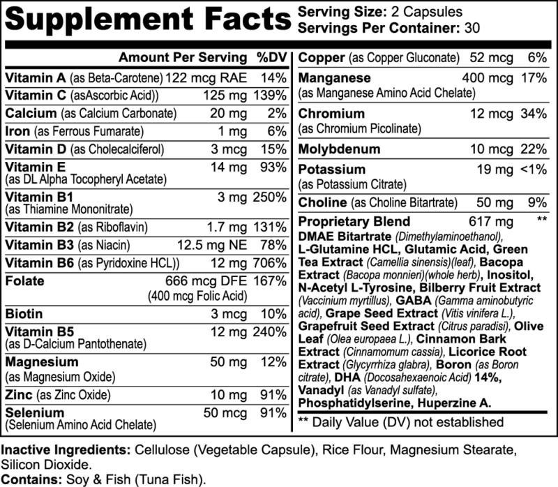 Nootropic Brain & Focus Formula - Image 3