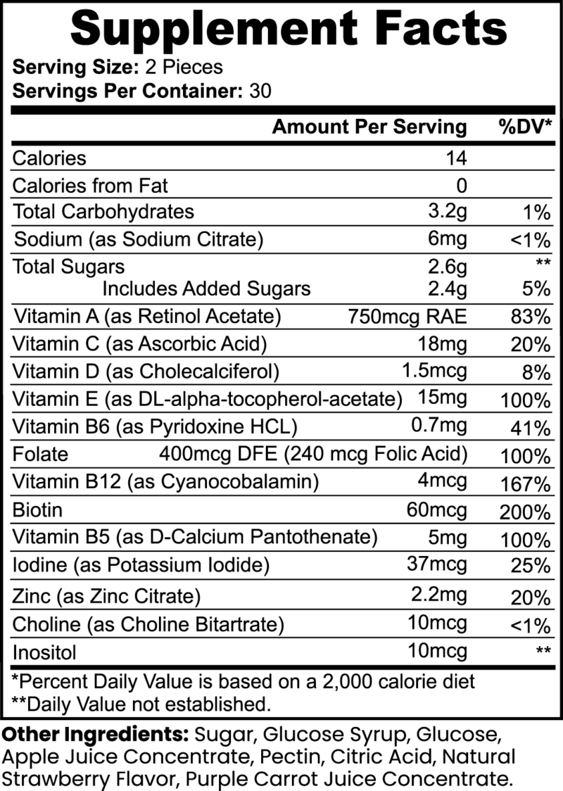 Multivitamin Bear Gummies (Adult) - Image 6