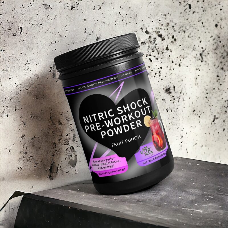 Nitric Shock Pre-Workout Powder (Fruit Punch) - Image 2