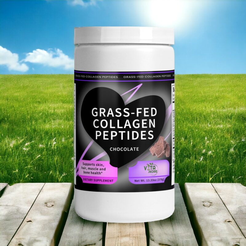 Grass-Fed Collagen Peptides Powder (Chocolate) - Image 2