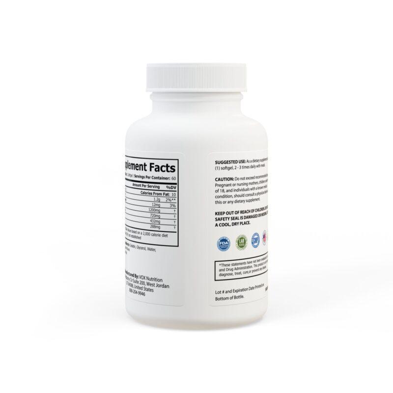 Omega 3 Fish Oil Supplement (60 Softgels) - Image 4