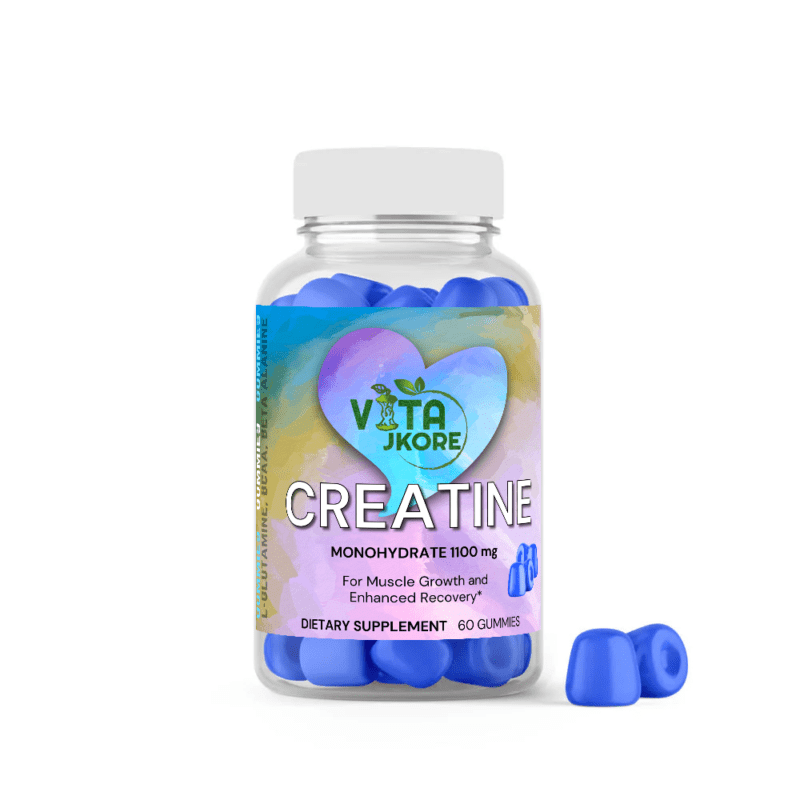 CREATINE MONOHYDRATE 1100 mg - Supports Muscle Growth Strength & Performance - 60 GUMMIES - Image 2