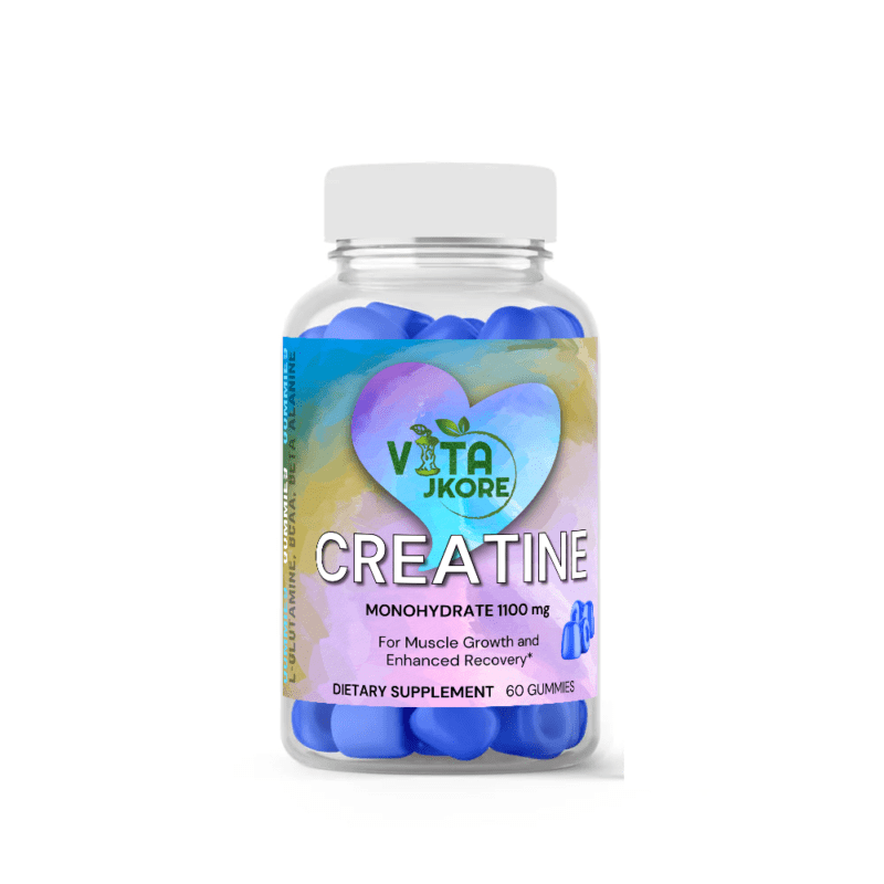 CREATINE MONOHYDRATE 1100 mg - Supports Muscle Growth Strength & Performance - 60 GUMMIES - Image 4