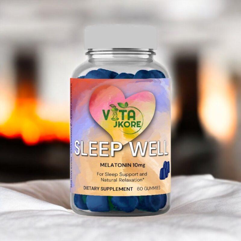 SLEEP WELL - MELATONIN 10MG - 60 GUMMIES FOR SLEEP SUPPORT AND NATURAL RELAXATION - Image 2