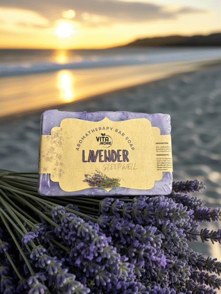 Lavender Cold Process Soap Bar 4.8 oz - Aromatherapy