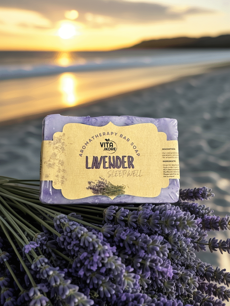 Lavender Cold Process Soap Bar 4.8 oz - Aromatherapy