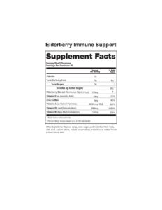 ELDERBERRY IMMUNE SUPPORT