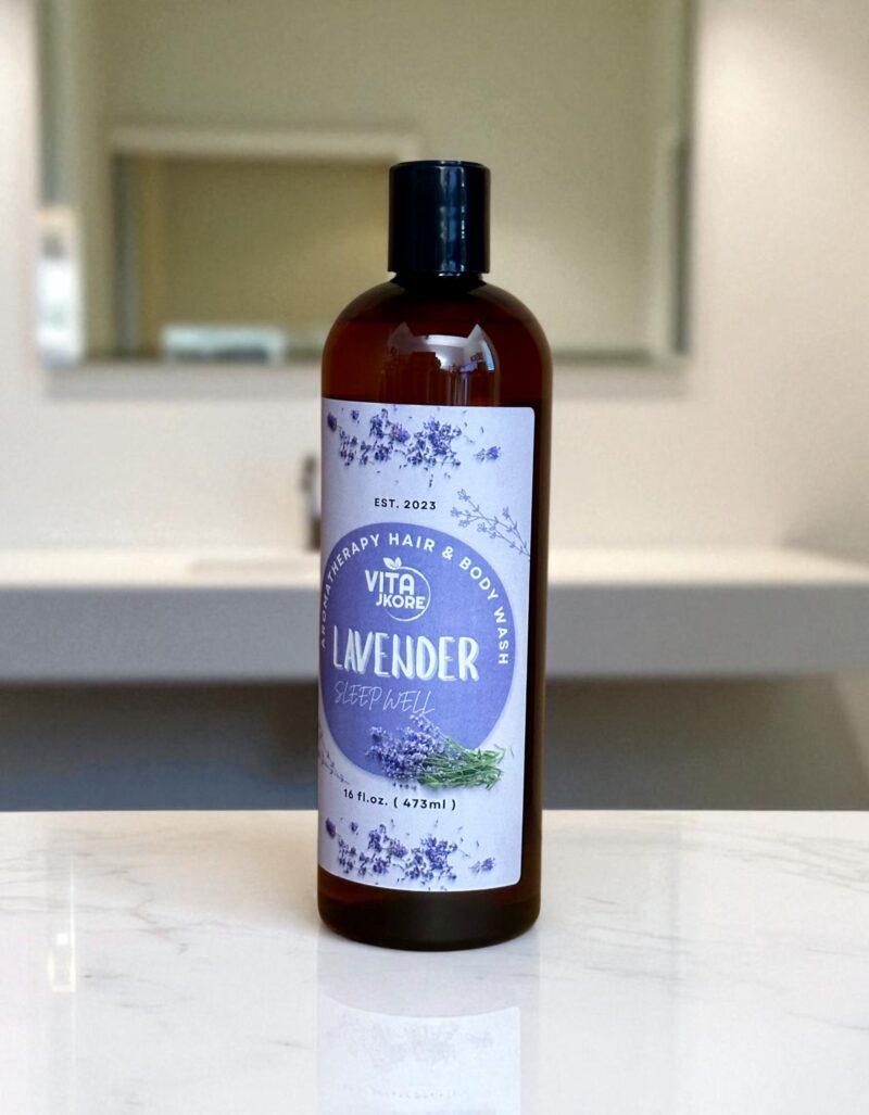 VITA JKORE lavender hair and body wash sulfate free